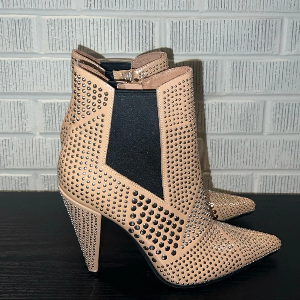 JEFFREY CAMPBELL Stud Lo Embellished Bootie